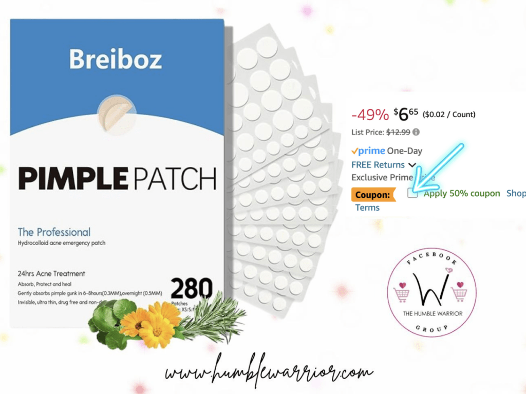 Breiboz Day and Night Acne Pimple Patches!
